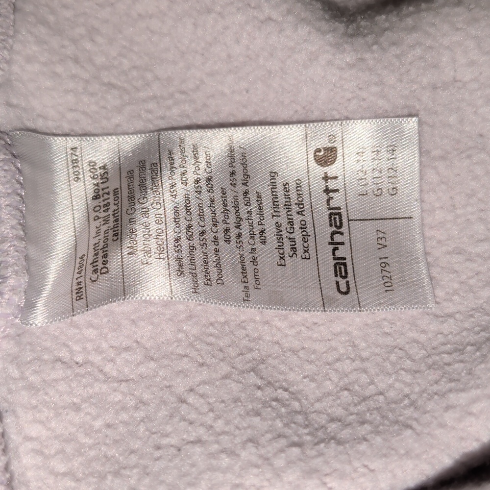 Carhartt Women's Relaxed Fit Midweight Graphic Logo Sweatshirt Size L $54.99 - Picture 6 of 6